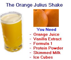 orange juice shake