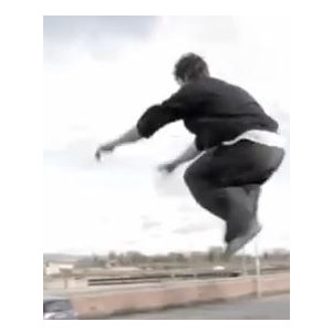 parkour running