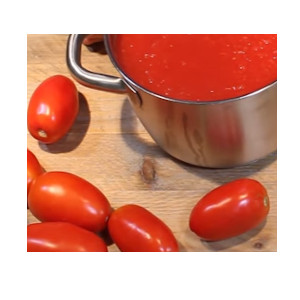 homemade passata