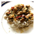 Thai basil coconut chicken curry
