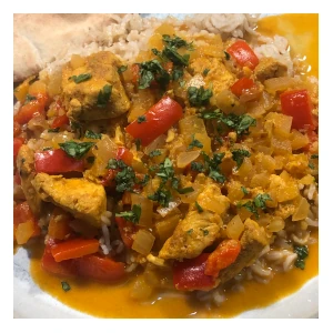 Slow cooker chicken curry