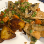 Non dairy creamy mushroom chicken