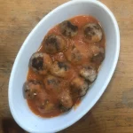 pork meatballs in tomato sauce