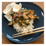 Ginger Garlic chicken stir fry