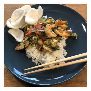 Ginger Garlic chicken stir fry