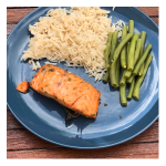 Rosemary maple salmon