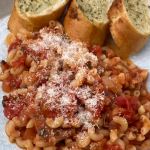 pasta with Parma ham