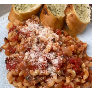 pasta with Parma ham