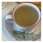 fresh rosemary tea