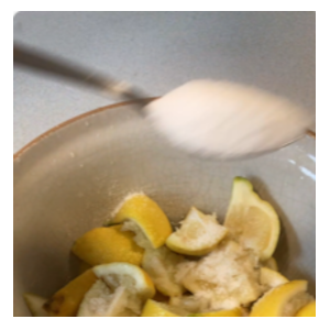 Oregano lemon lemonade and Sugar